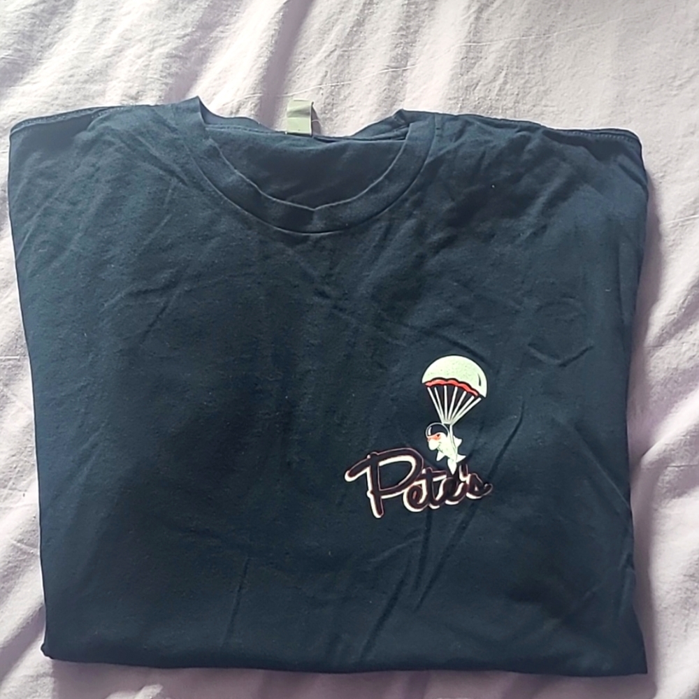 Graphic t-shirt.  Navy blue size L